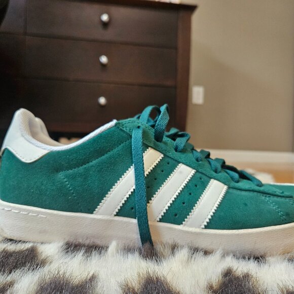 Men's Green Adidas Skateboarder Shoe - Size 8 - Picture 4 of 11